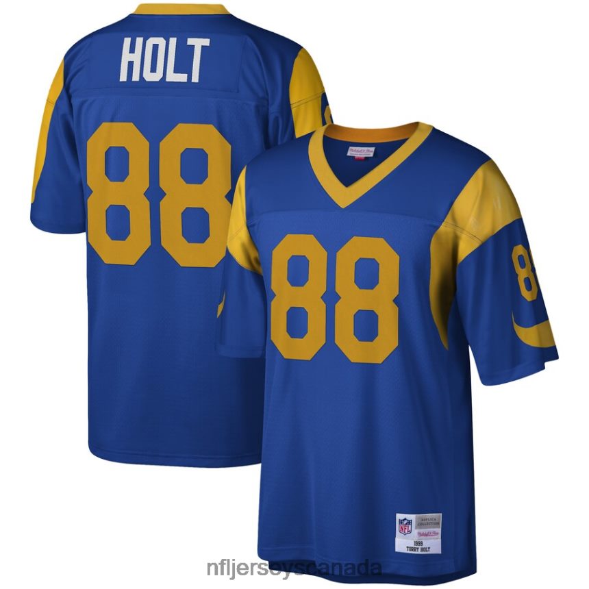 Men Los Angeles Rams Torry Holt Mitchell & Ness Royal 1999 Legacy Replica Jersey Clothing NFL TBXFR61867