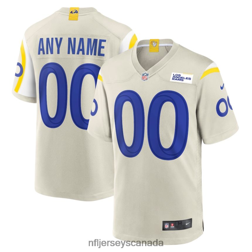 Men Nike Los Angeles Rams Bone Custom Game Jersey Clothing NFL TBXFR62076