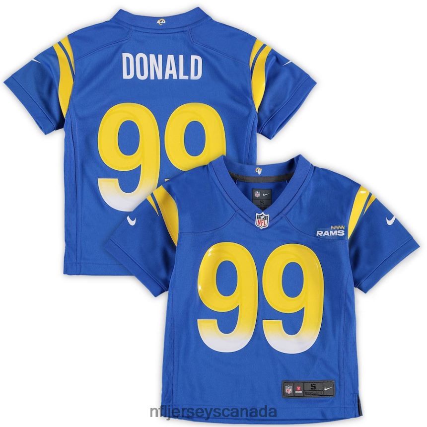 Men Preschool Los Angeles Rams Aaron Donald Nike Royal Game Jersey Clothing NFL TBXFR61145