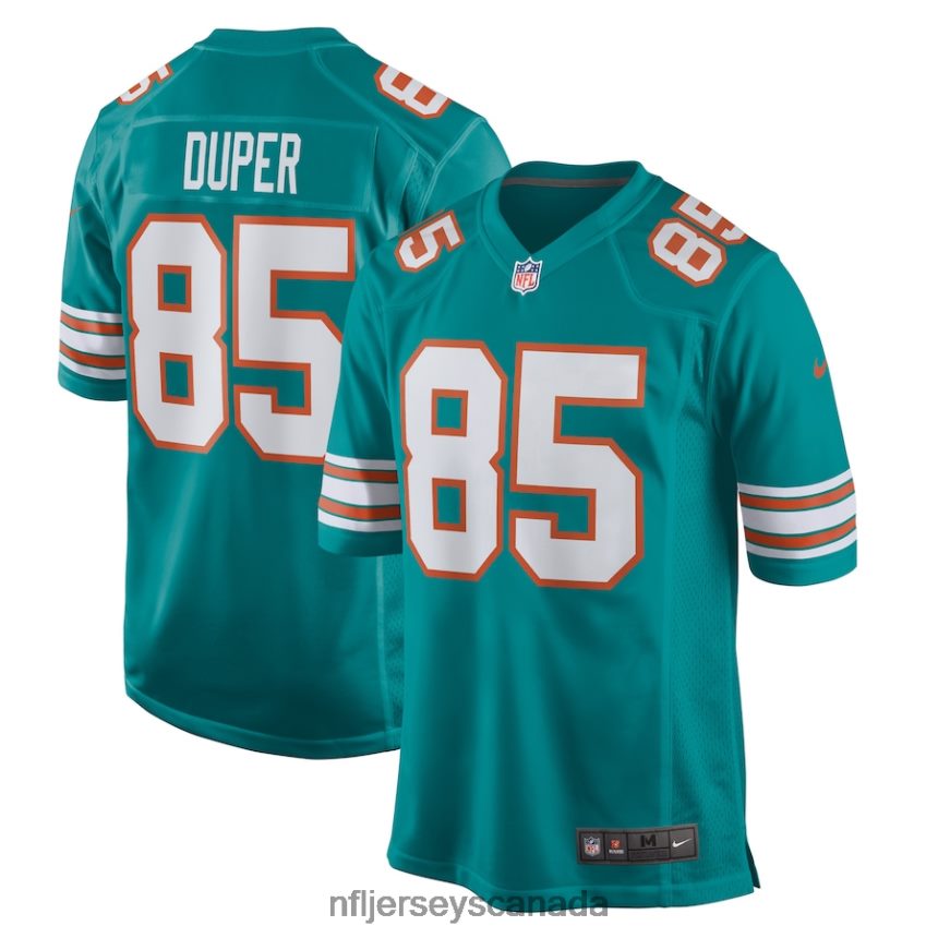 Men Miami Dolphins Mark Duper Nike Aqua Retired Player Jersey Clothing NFL TBXFR63360