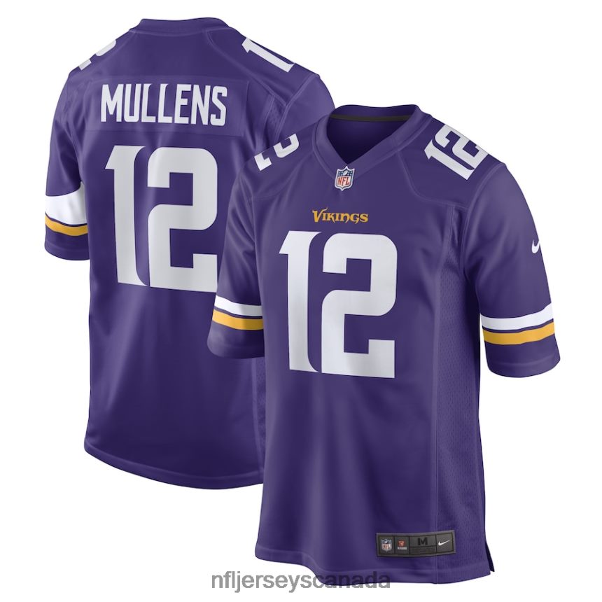 Men Minnesota Vikings Nick Mullens Nike Purple Game Player Jersey Clothing NFL TBXFR66407