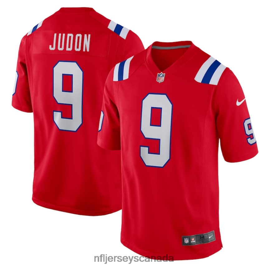 Men New England Patriots Matthew Judon Nike Red Game Jersey Clothing NFL TBXFR6962
