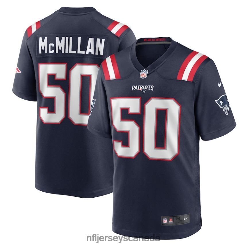 Men New England Patriots Raekwon McMillan Nike Navy Home Game Player Jersey Clothing NFL TBXFR63733