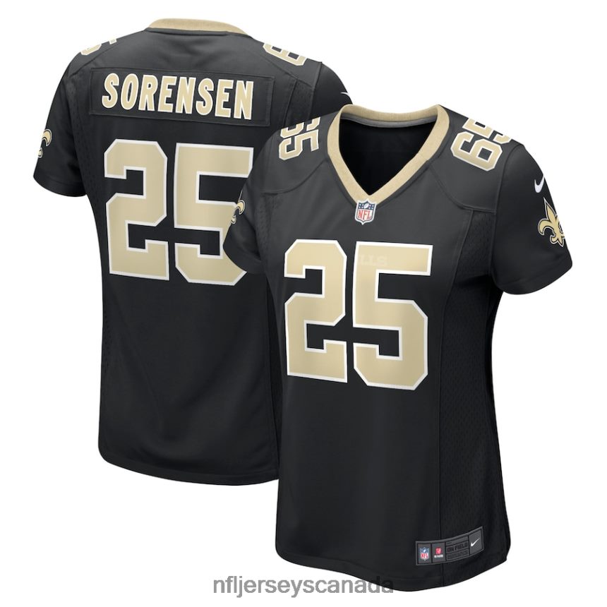 Men New Orleans Saints Daniel Sorensen Nike Black Player Game Jersey Clothing NFL TBXFR65647