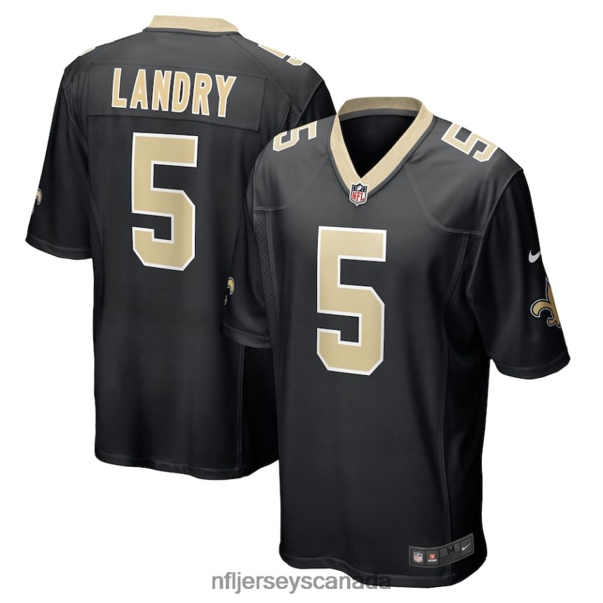 Men New Orleans Saints Jarvis Landry Nike Black Player Game Jersey Clothing NFL TBXFR63359
