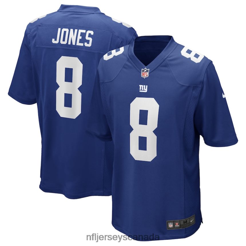 Men New York Giants Daniel Jones Nike Royal Game Player Jersey Clothing NFL TBXFR61181