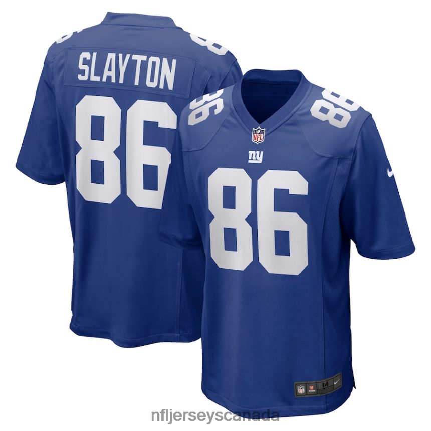 Men New York Giants Darius Slayton Nike Royal Game Jersey Clothing NFL TBXFR62001