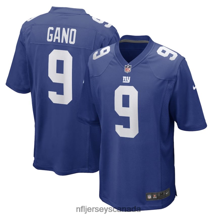 Men New York Giants Graham Gano Nike Royal Team Game Player Jersey Clothing NFL TBXFR63107