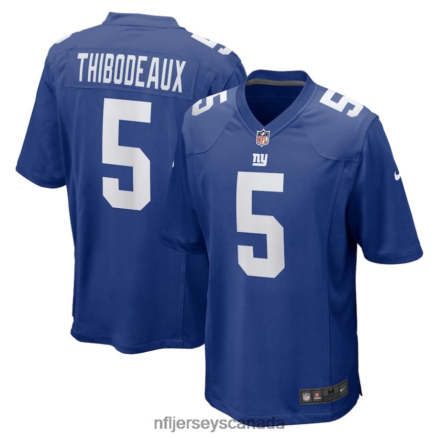 Men New York Giants Kayvon Thibodeaux Nike Royal Player Game Jersey Clothing NFL TBXFR6379