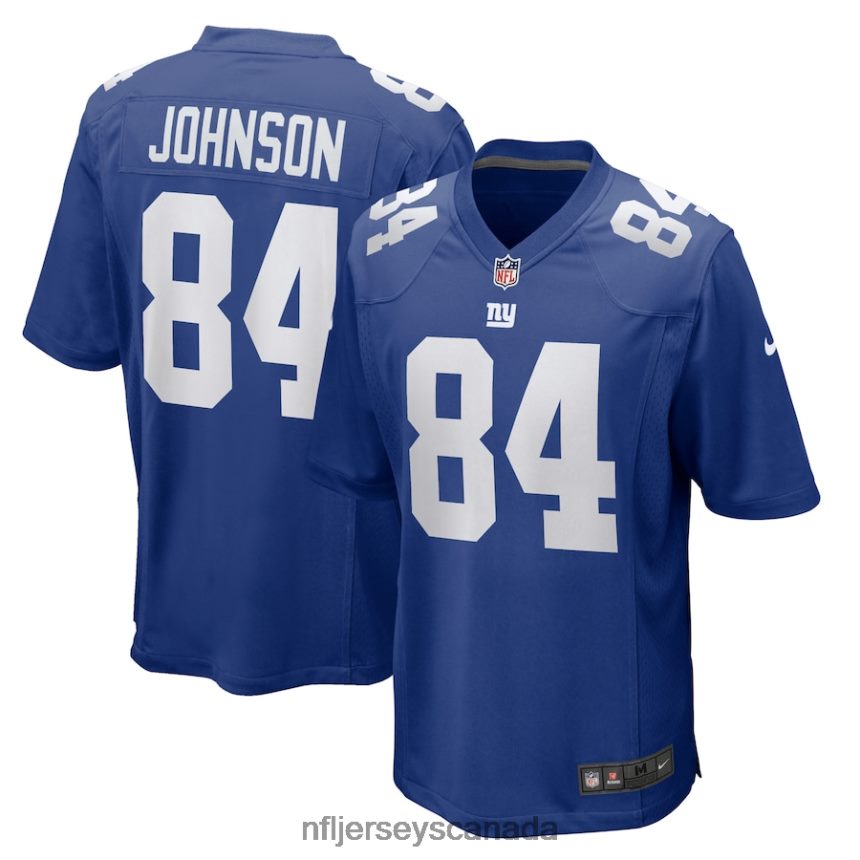 Men New York Giants Marcus Johnson Nike Royal Home Game Player Jersey Clothing NFL TBXFR66767