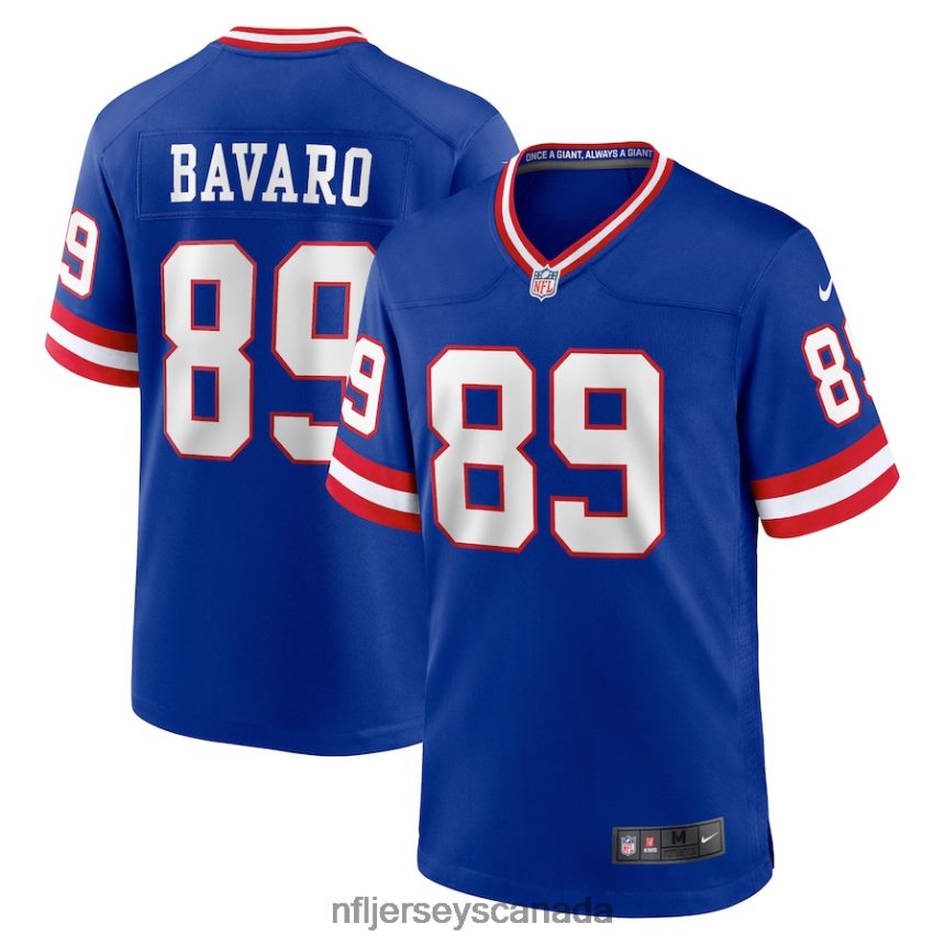 Men New York Giants Mark Bavaro Nike Royal Classic Retired Player Game Jersey Clothing NFL TBXFR6351