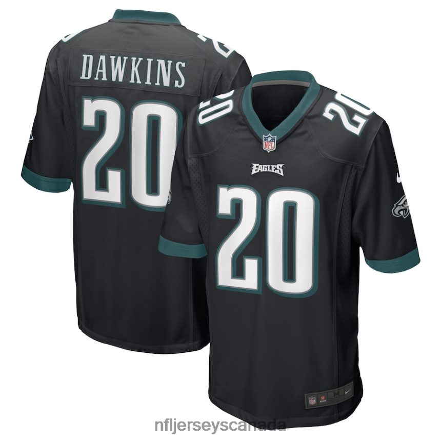 Men Philadelphia Eagles Brian Dawkins Nike Black Retired Player Jersey Clothing NFL TBXFR6141