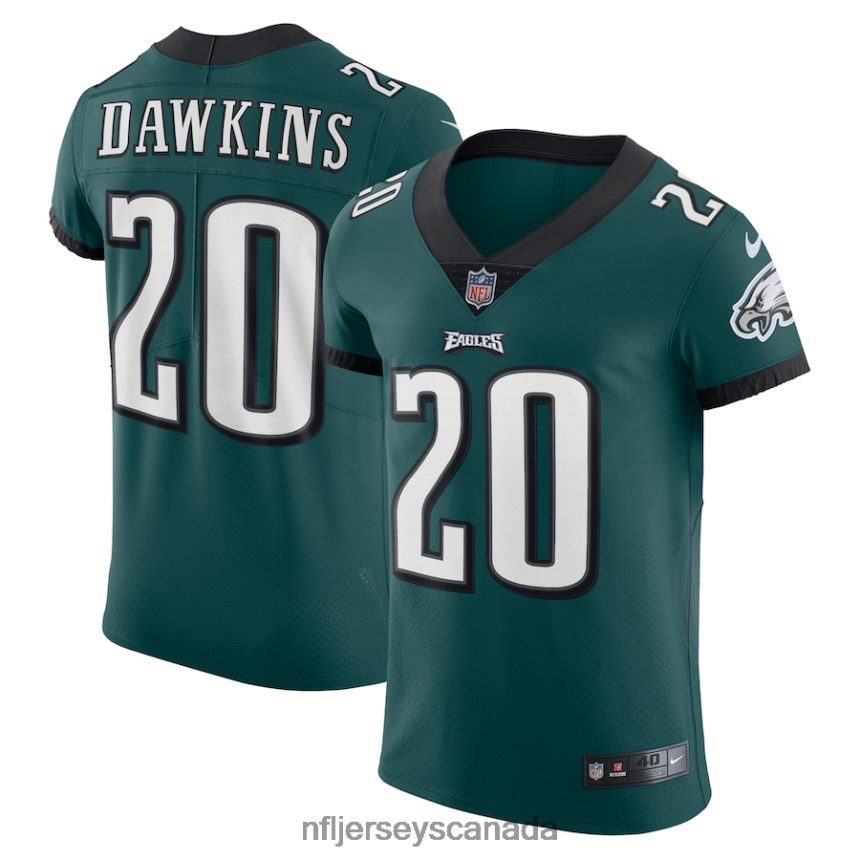 Men Philadelphia Eagles Brian Dawkins Nike Midnight Green Vapor Elite Retired Player Jersey Clothing NFL TBXFR66339