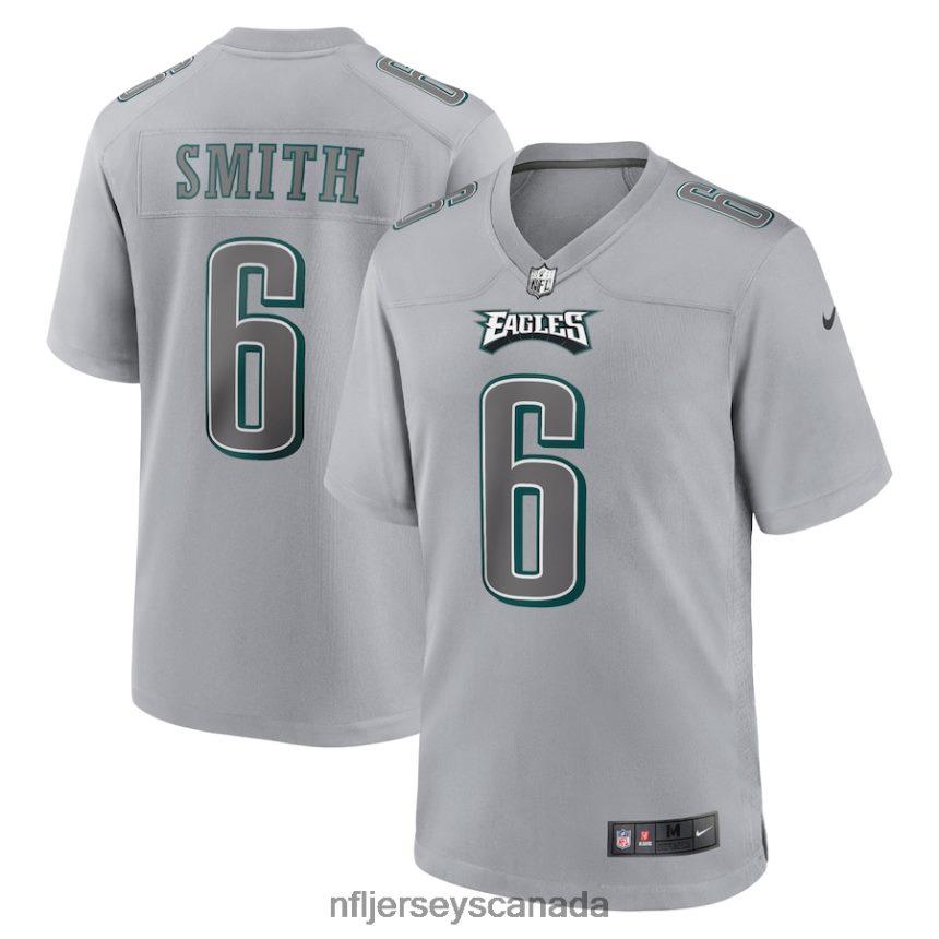 Men Philadelphia Eagles DeVonta Smith Nike Gray Atmosphere Fashion Game Jersey Clothing NFL TBXFR62629