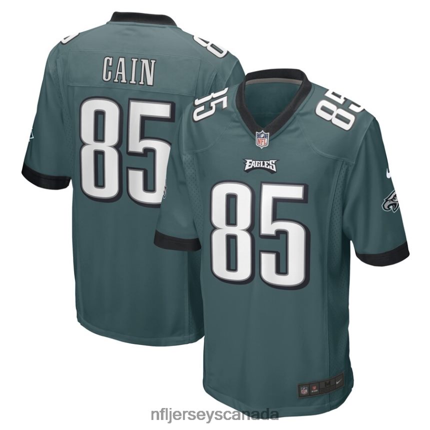 Men Philadelphia Eagles Deon Cain Nike Midnight Green Game Player Jersey Clothing NFL TBXFR65847