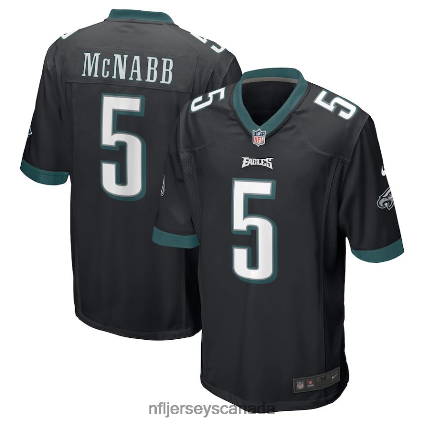 Men Philadelphia Eagles Donovan McNabb Nike Black Retired Player Jersey Clothing NFL TBXFR6832