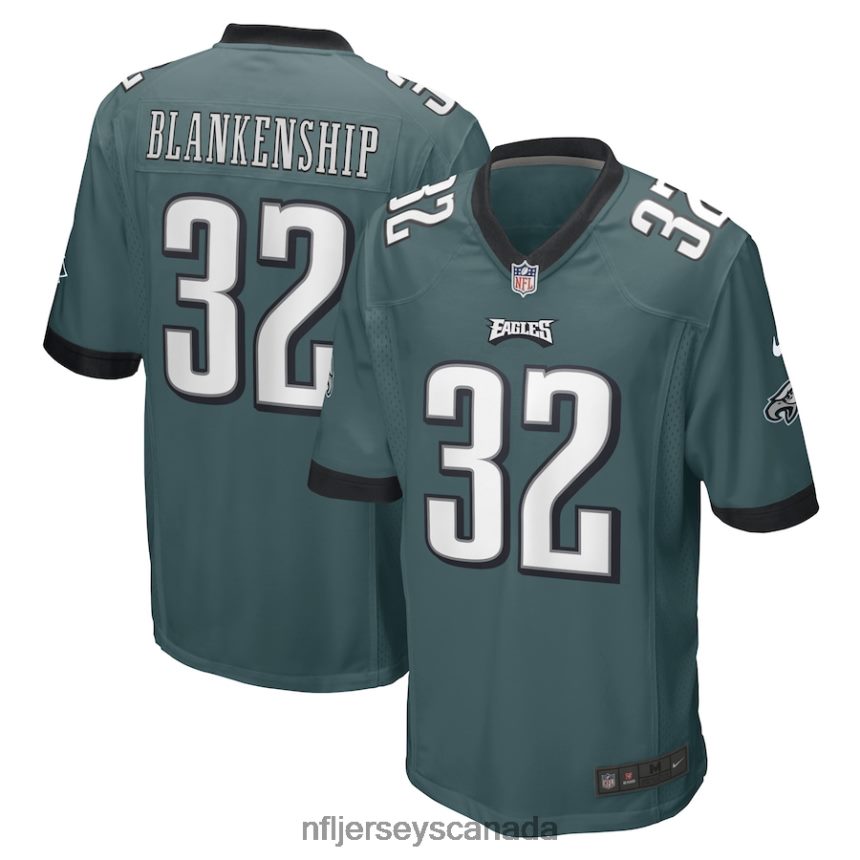 Men Philadelphia Eagles Reed Blankenship Nike Midnight Green Game Player Jersey Clothing NFL TBXFR6995