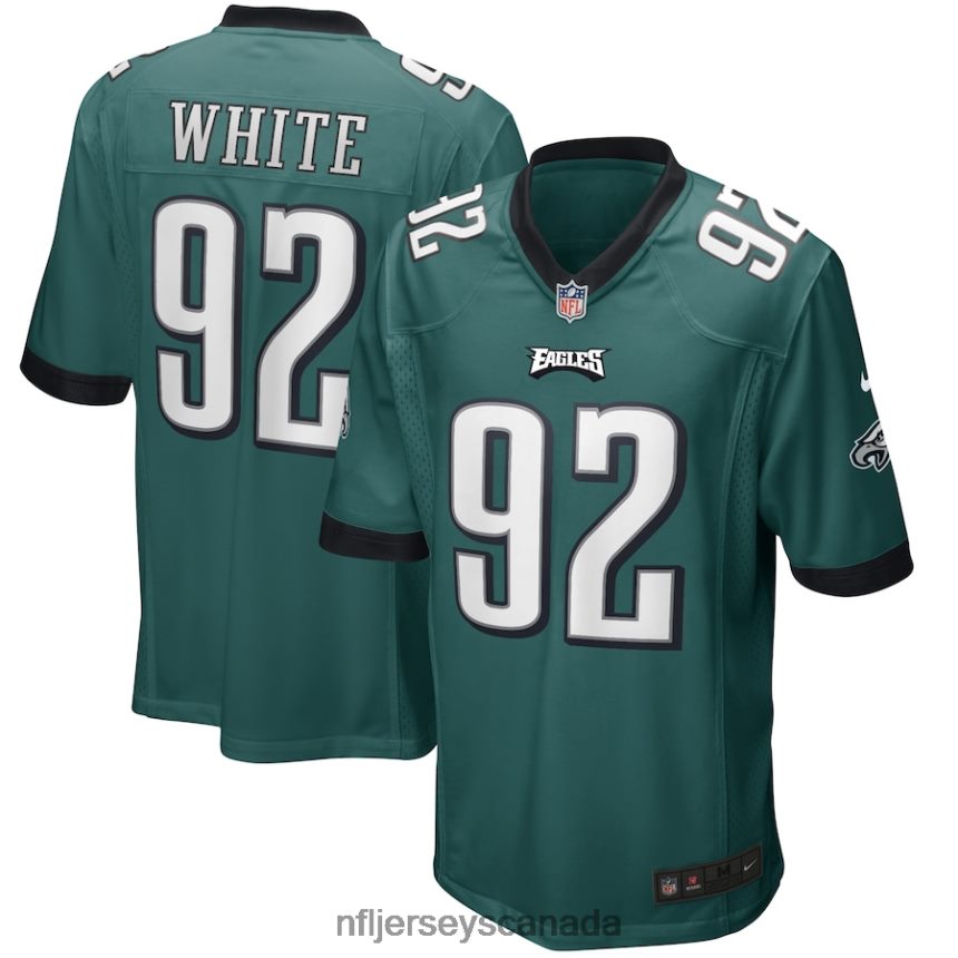 Men Philadelphia Eagles Reggie White Nike Midnight Green Game Retired Player Jersey Clothing NFL TBXFR6673
