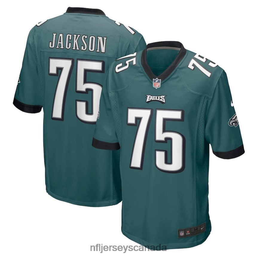 Men Philadelphia Eagles Tarron Jackson Nike Midnight Green Game Jersey Clothing NFL TBXFR64420