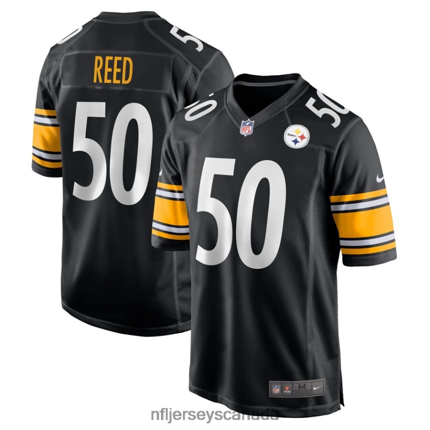 Men Pittsburgh Steelers Malik Reed Nike Black Game Player Jersey Clothing NFL TBXFR64739