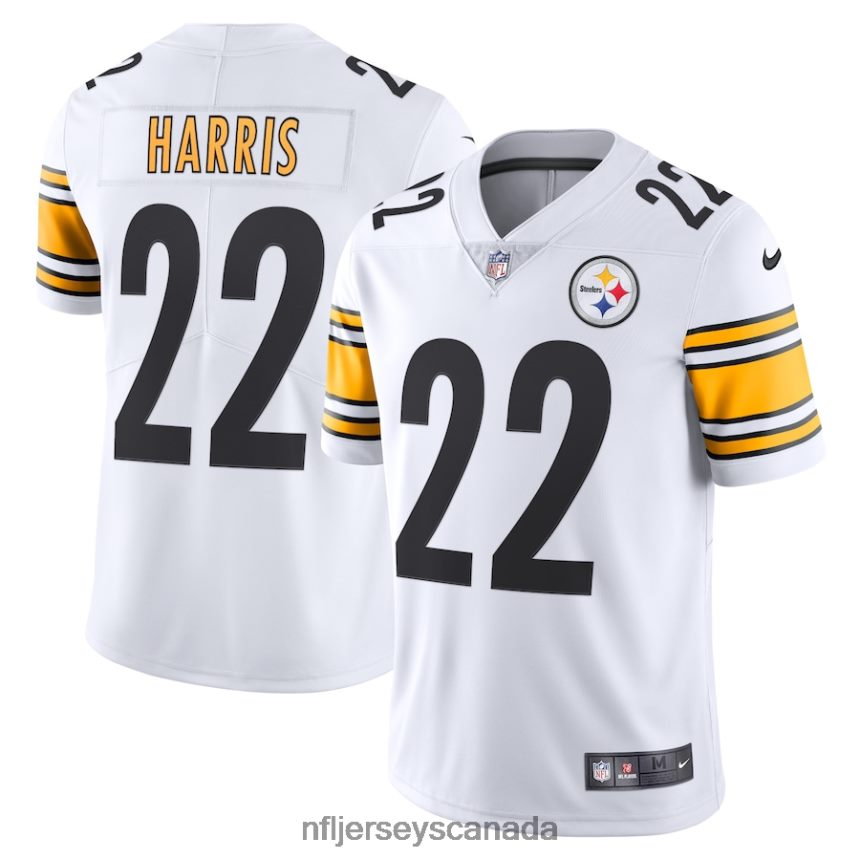 Men Pittsburgh Steelers Najee Harris Nike White Vapor Limited Jersey Clothing NFL TBXFR61455