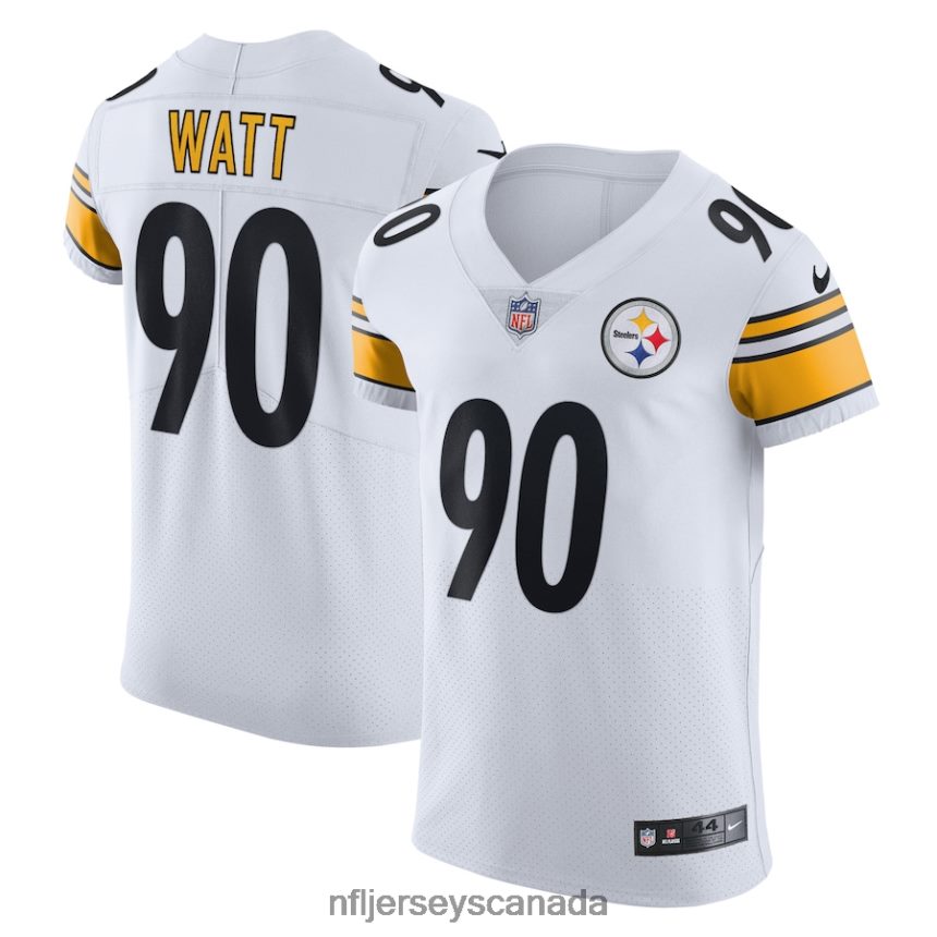 Men Pittsburgh Steelers T.J. Watt Nike White Vapor Elite Player Jersey Clothing NFL TBXFR61906