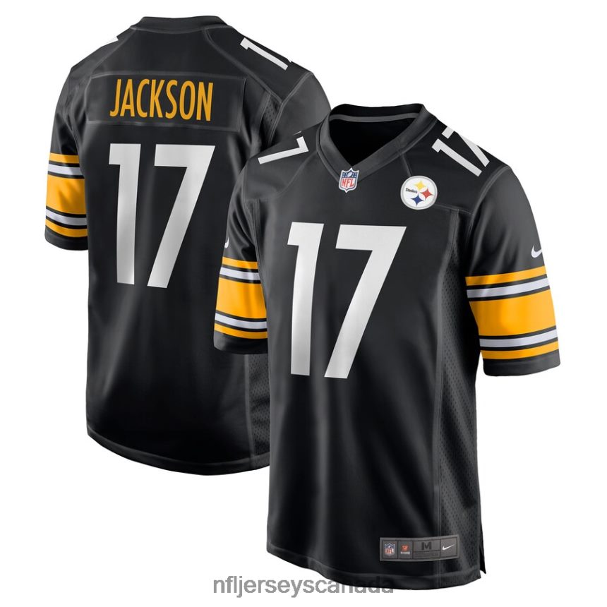 Men Pittsburgh Steelers William Jackson Nike Black Game Player Jersey Clothing NFL TBXFR65786