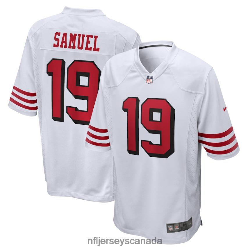 Men San Francisco 49ers Deebo Samuel Nike White Alternate Game Jersey Clothing NFL TBXFR6297