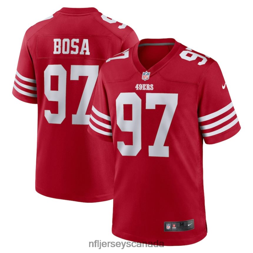Men San Francisco 49ers Nick Bosa Nike Scarlet Player Game Jersey Clothing NFL TBXFR623