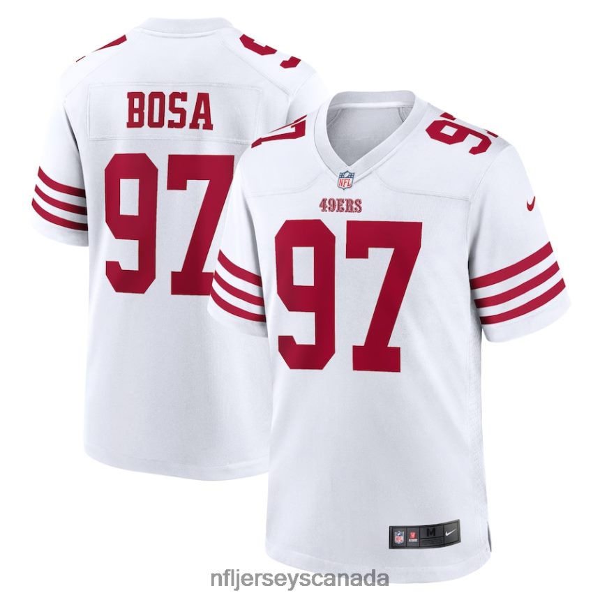 Men San Francisco 49ers Nick Bosa Nike White Player Game Jersey Clothing NFL TBXFR6172
