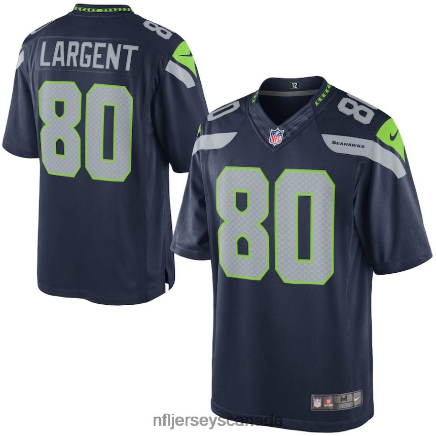 Men Nike Steve Largent College Navy Seattle Seahawks Retired Player Limited Jersey Clothing NFL TBXFR65100