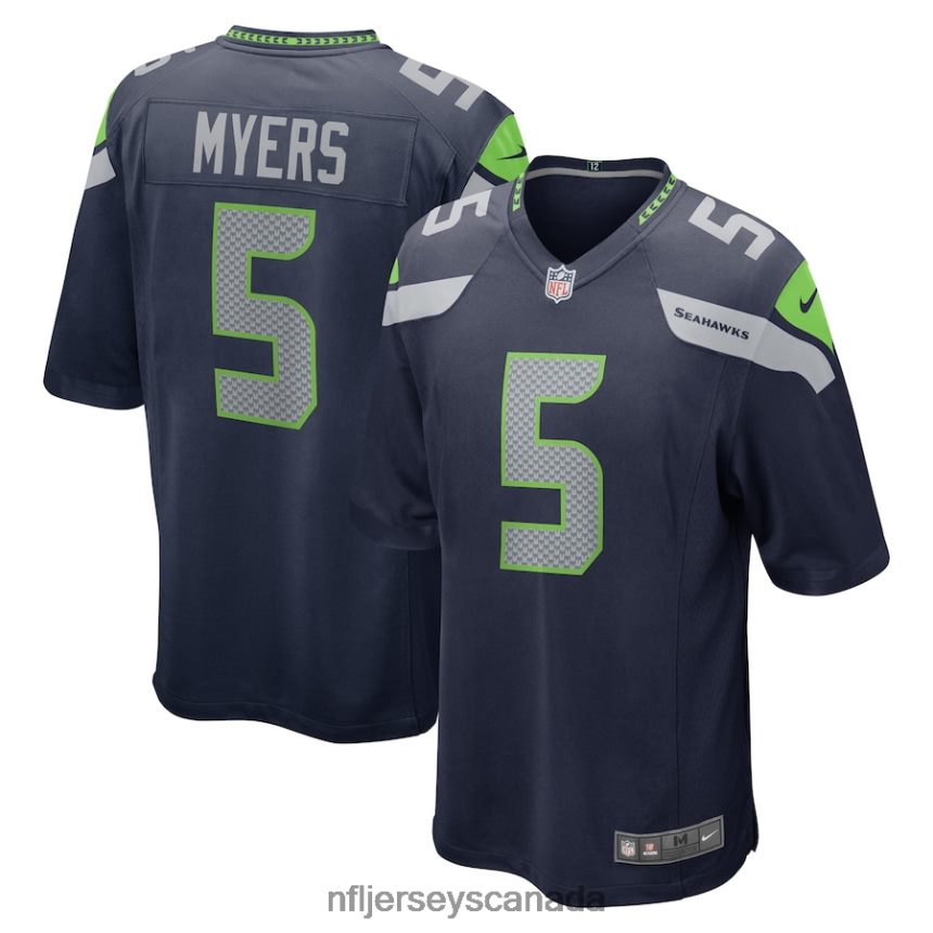 Men Seattle Seahawks Jason Myers Nike College Navy Game Jersey Clothing NFL TBXFR63012