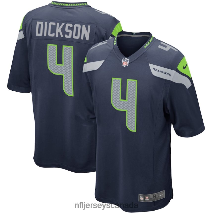 Men Seattle Seahawks Michael Dickson Nike College Navy Player Game Jersey Clothing NFL TBXFR63830