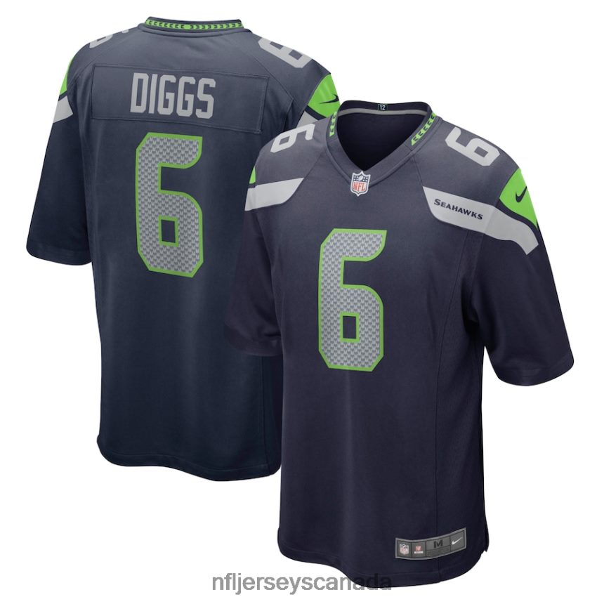 Men Seattle Seahawks Quandre Diggs Nike College Navy Game Jersey Clothing NFL TBXFR62827