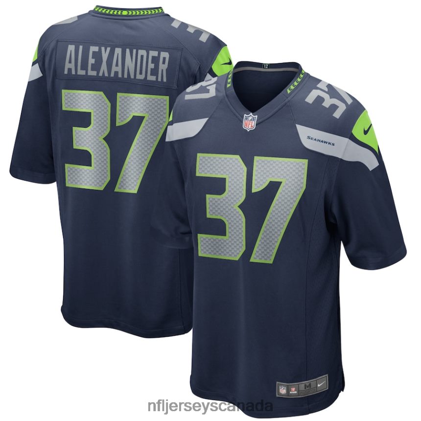 Men Seattle Seahawks Shaun Alexander Nike College Navy Game Retired Player Jersey Clothing NFL TBXFR63253
