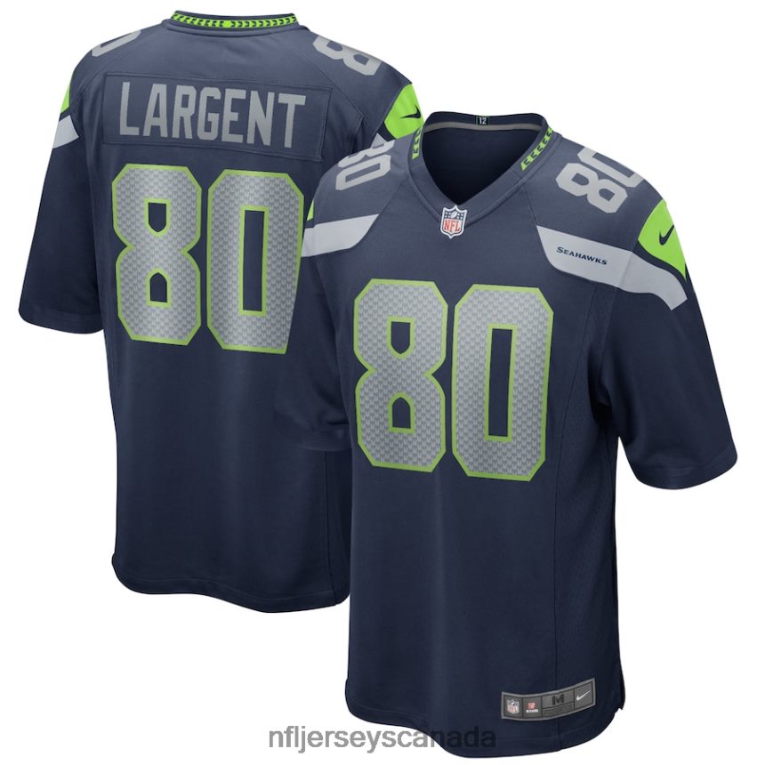 Men Seattle Seahawks Steve Largent Nike College Navy Game Retired Player Jersey Clothing NFL TBXFR61409