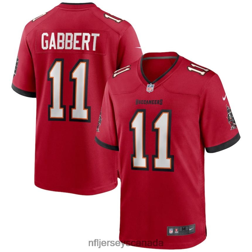 Men Tampa Bay Buccaneers Blaine Gabbert Nike Red Game Jersey Clothing NFL TBXFR64477