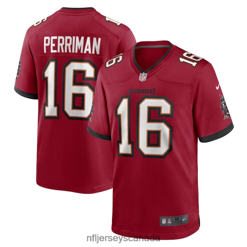 Men Tampa Bay Buccaneers Breshad Perriman Nike Red Game Player Jersey Clothing NFL TBXFR63414