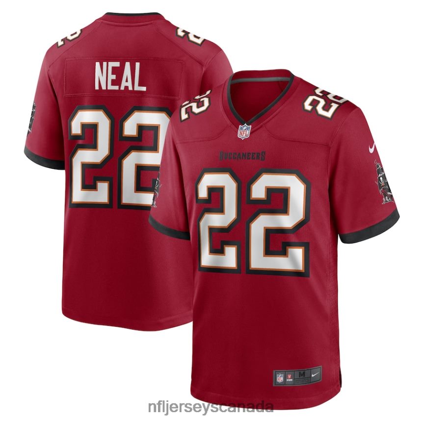 Men Tampa Bay Buccaneers Keanu Neal Nike Red Game Player Jersey Clothing NFL TBXFR64528