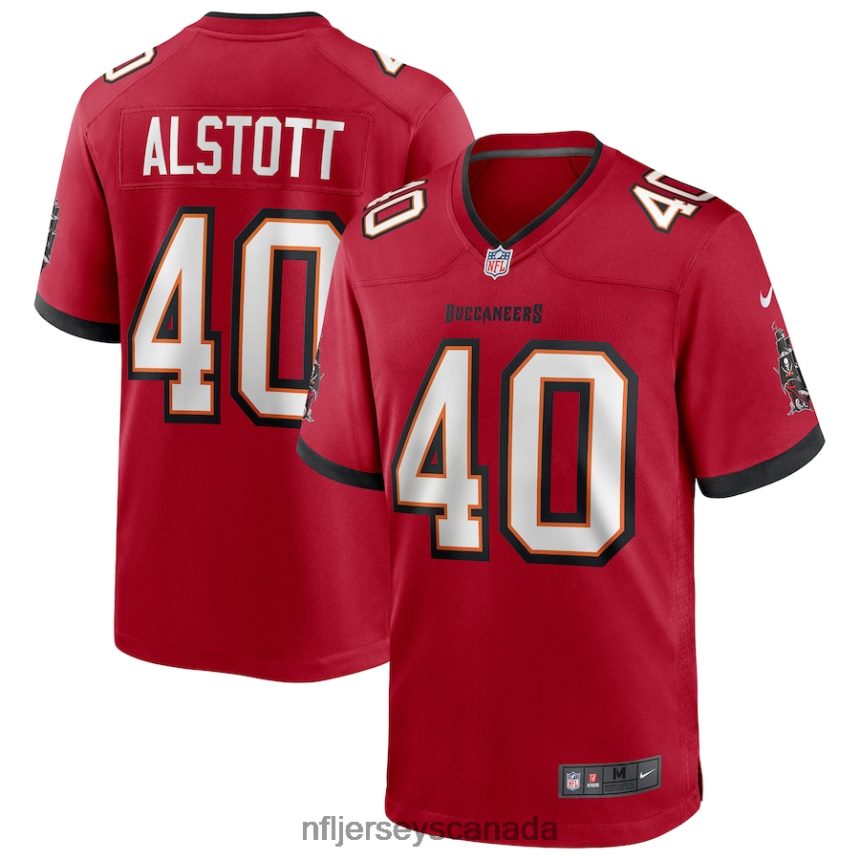 Men Tampa Bay Buccaneers Mike Alstott Nike Red Retired Player Game Jersey Clothing NFL TBXFR6561
