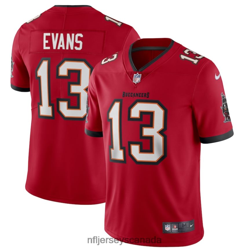 Men Tampa Bay Buccaneers Mike Evans Nike Red Vapor Limited Jersey Clothing NFL TBXFR63903