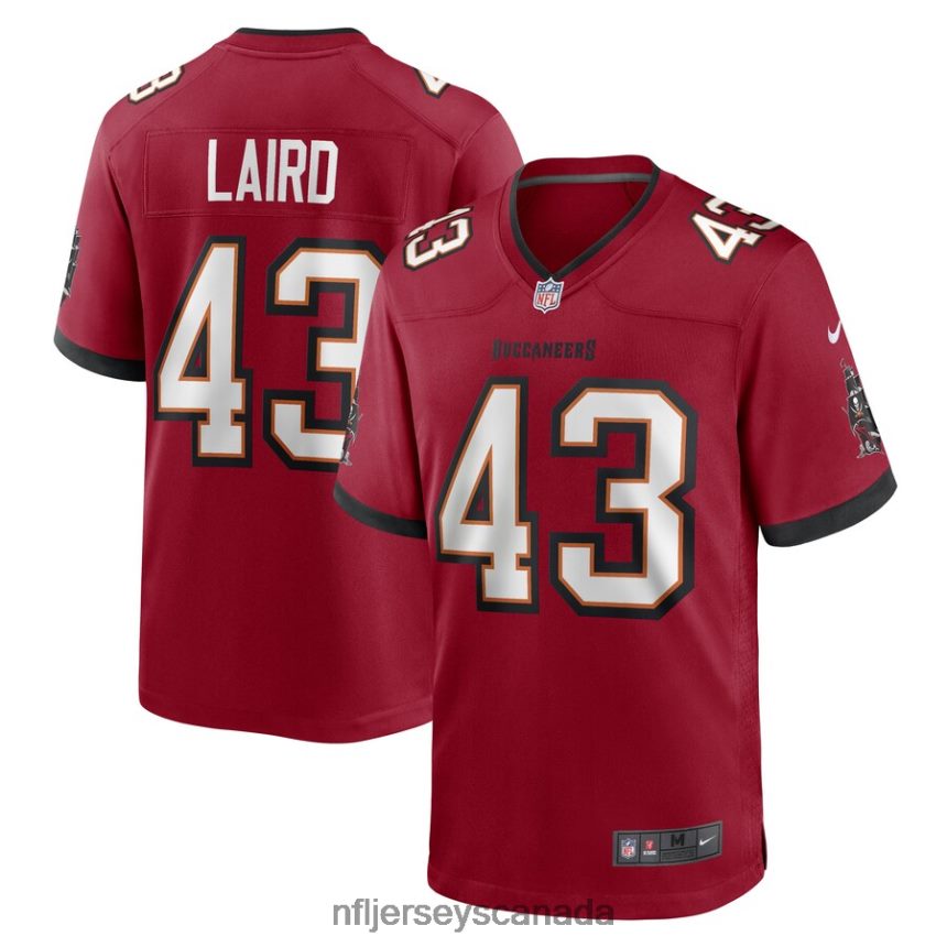 Men Tampa Bay Buccaneers Patrick Laird Nike Red Game Player Jersey Clothing NFL TBXFR65664
