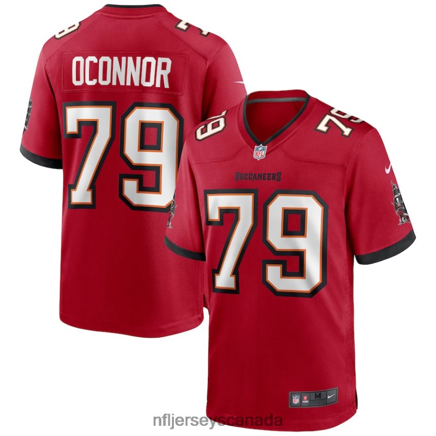 Men Tampa Bay Buccaneers Patrick O'Connor Nike Red Game Jersey Clothing NFL TBXFR66626