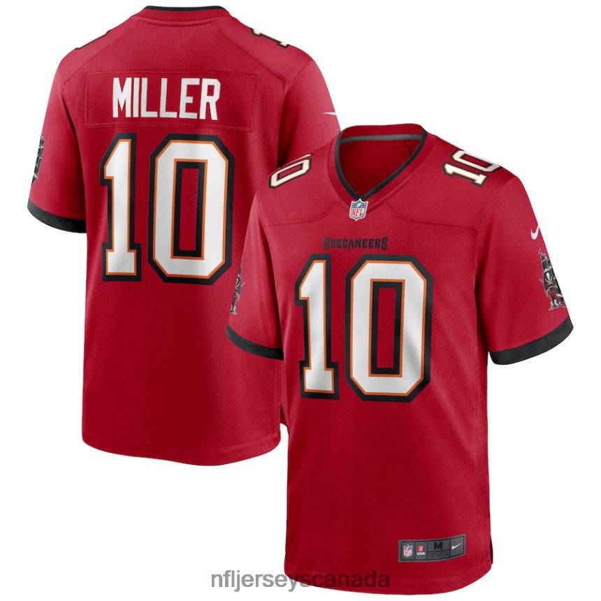 Men Tampa Bay Buccaneers Scotty Miller Nike Red Game Jersey Clothing NFL TBXFR63402