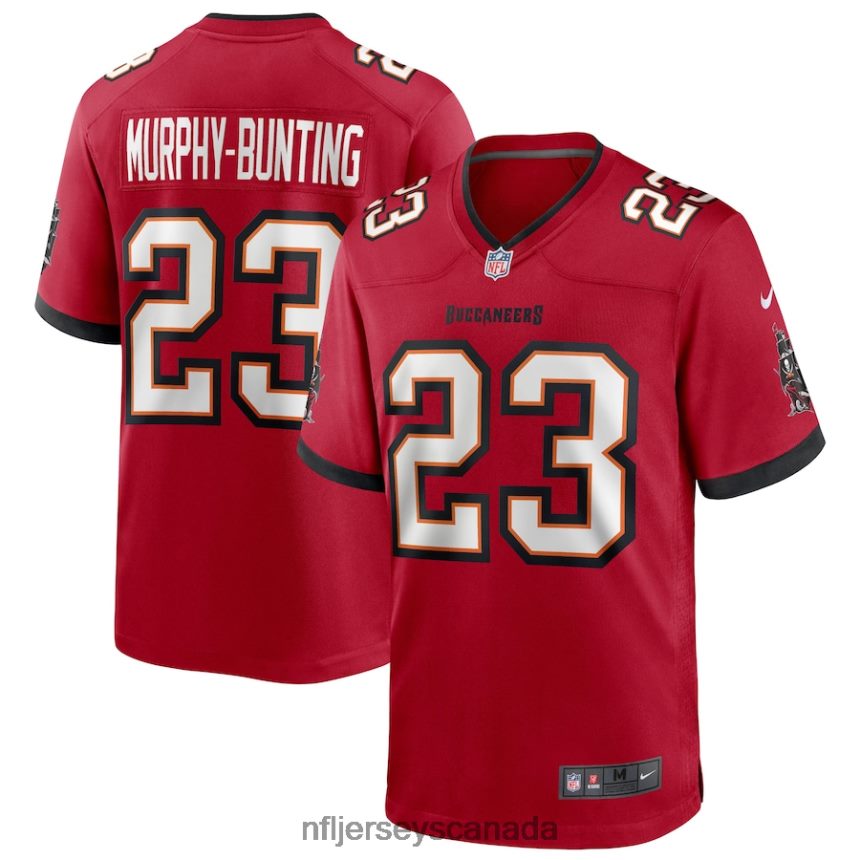 Men Tampa Bay Buccaneers Sean Murphy-Bunting Nike Red Team Game Jersey Clothing NFL TBXFR63261