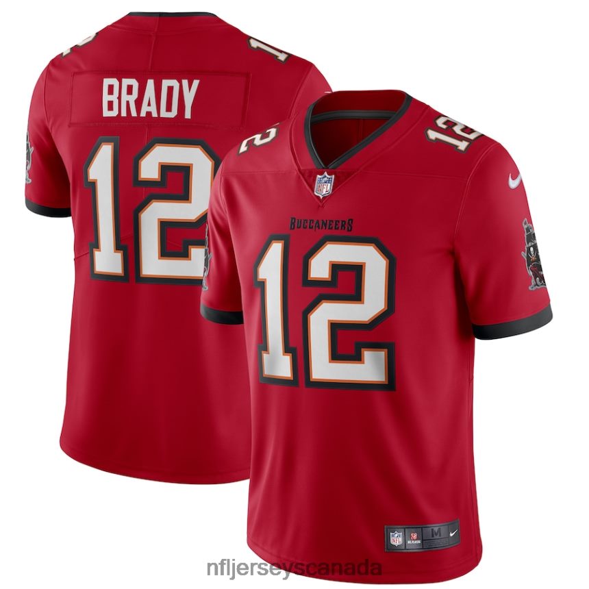 Men Tampa Bay Buccaneers Tom Brady Nike Red Vapor Limited Jersey Clothing NFL TBXFR6590