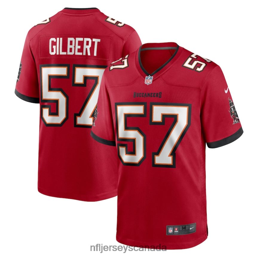 Men Tampa Bay Buccaneers Ulysees Gilbert III Nike Red Home Game Player Jersey Clothing NFL TBXFR64511