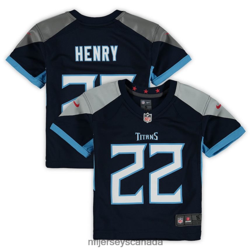 Men Preschool Tennessee Titans Derrick Henry Nike Navy Game Jersey Clothing NFL TBXFR62409