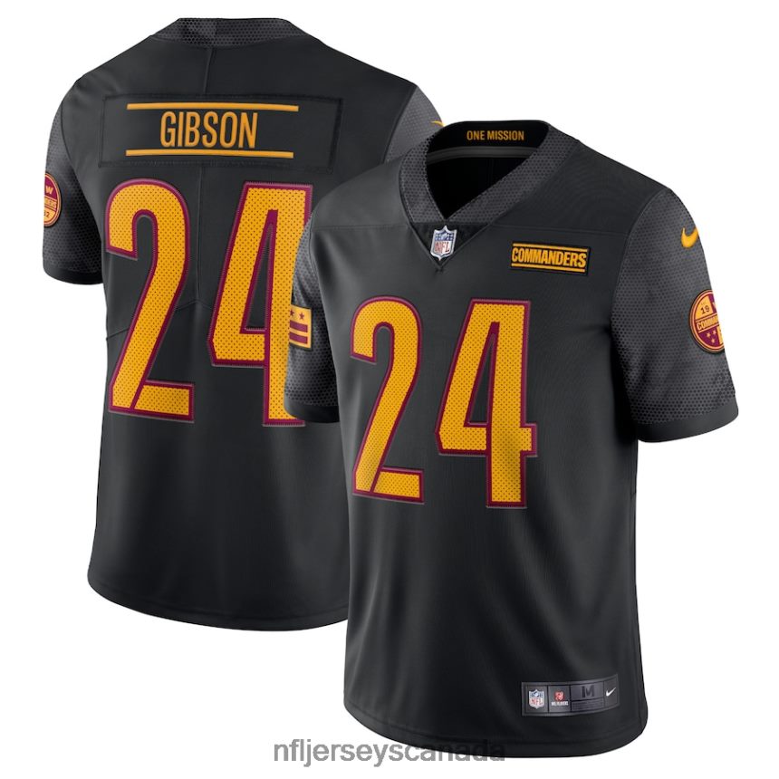 Men Washington Commanders Antonio Gibson Nike Black Alternate Vapor Limited Jersey Clothing NFL TBXFR66097
