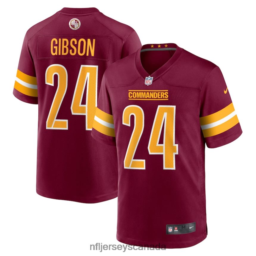 Men Washington Commanders Antonio Gibson Nike Burgundy Game Jersey Clothing NFL TBXFR63491